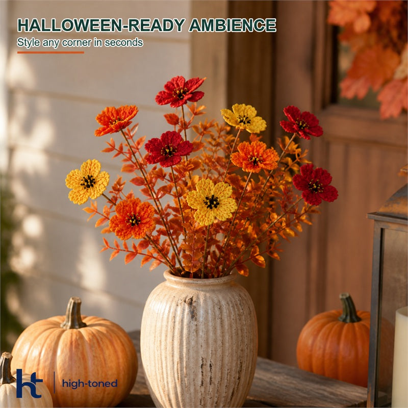 Artificial Fall Flowers Realistic Autumn Stems for Home Decor