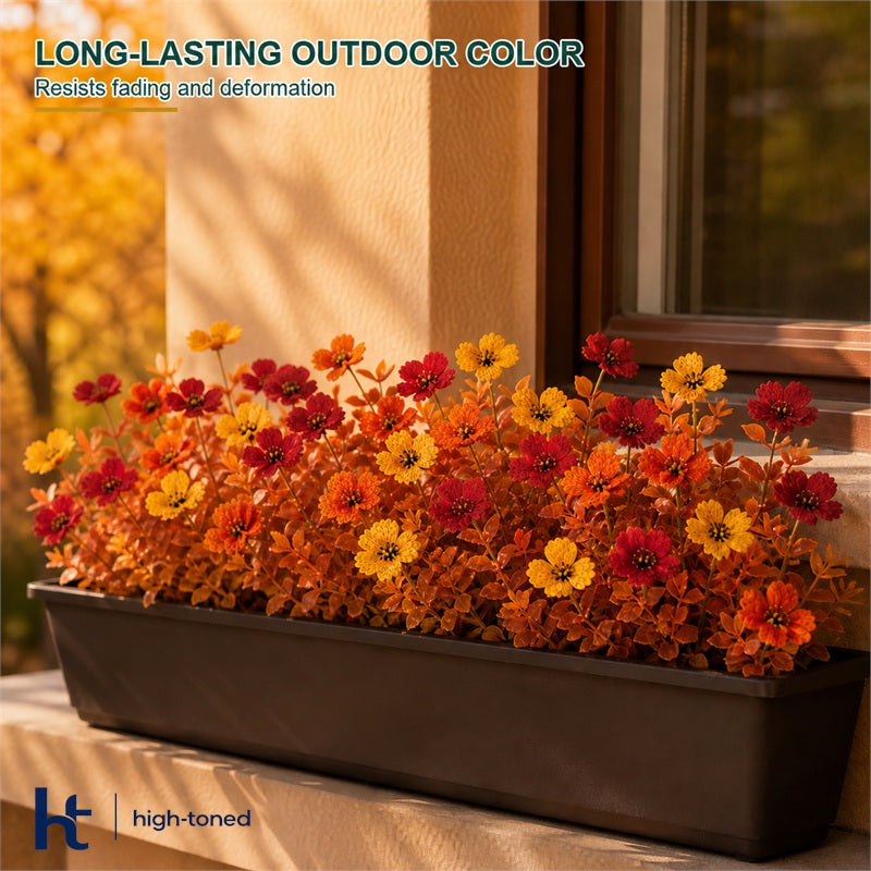Artificial Fall Flowers Realistic Autumn Stems for Home Decor
