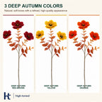 Artificial Fall Flowers Realistic Autumn Stems for Home Decor