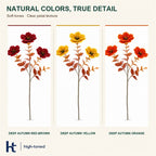 Artificial Fall Flowers Realistic Autumn Stems for Home Decor