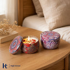Decorative Tin Scented Candle – Home Fragrance Candle