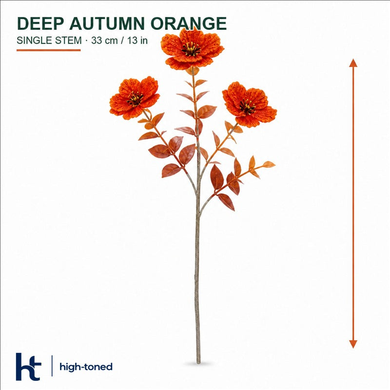 Artificial Fall Flowers Realistic Autumn Stems for Home Decor