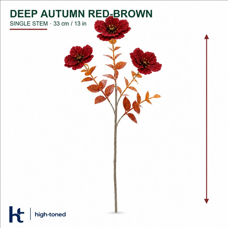 Artificial Fall Flowers Realistic Autumn Stems for Home Decor