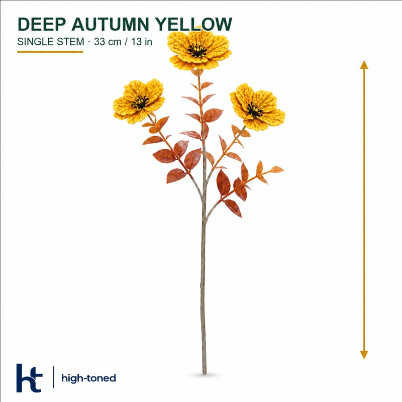 Artificial Fall Flowers Realistic Autumn Stems for Home Decor