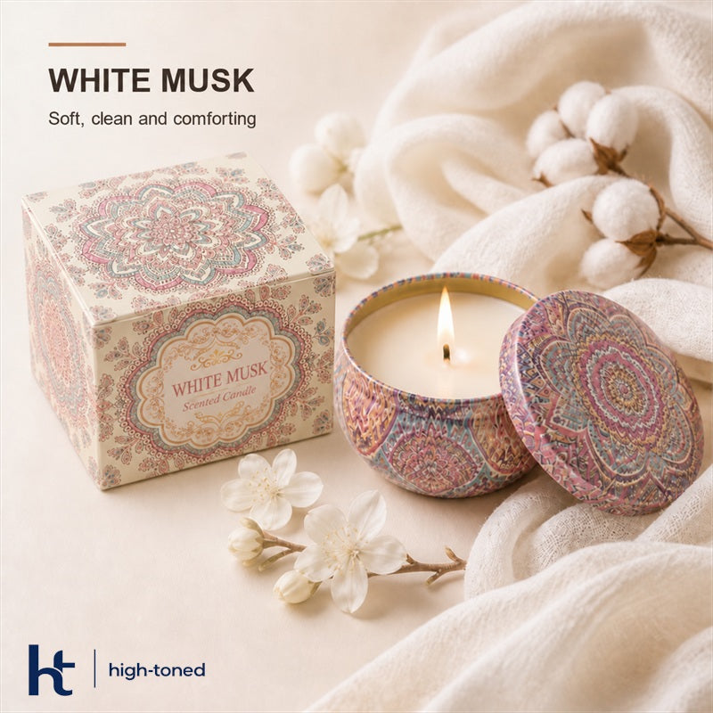 Decorative Tin Scented Candle – Home Fragrance Candle