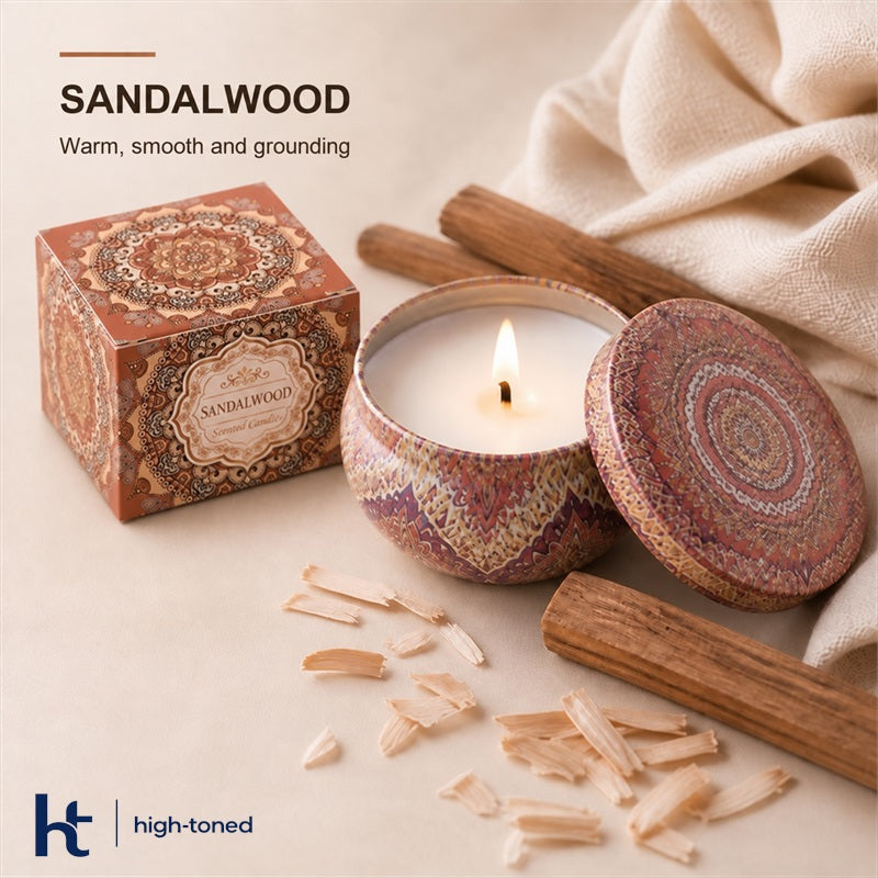 Decorative Tin Scented Candle – Home Fragrance Candle