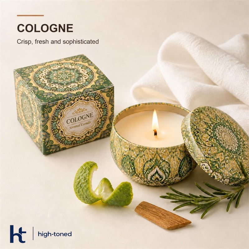 Decorative Tin Scented Candle – Home Fragrance Candle