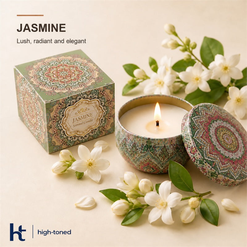 Decorative Tin Scented Candle – Home Fragrance Candle