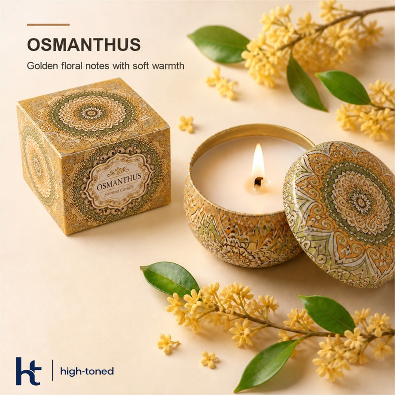 Decorative Tin Scented Candle – Home Fragrance Candle