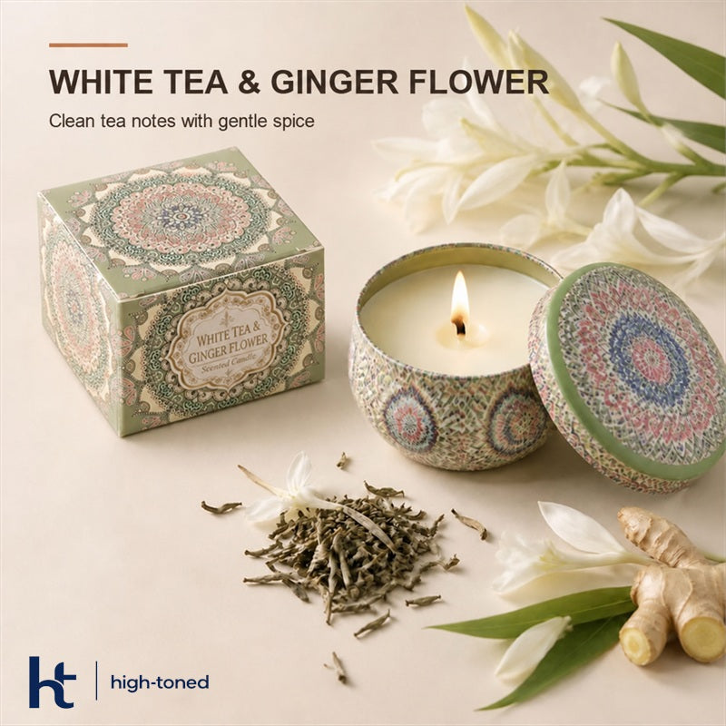 Decorative Tin Scented Candle – Home Fragrance Candle