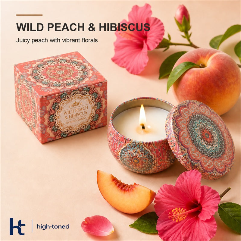 Decorative Tin Scented Candle – Home Fragrance Candle